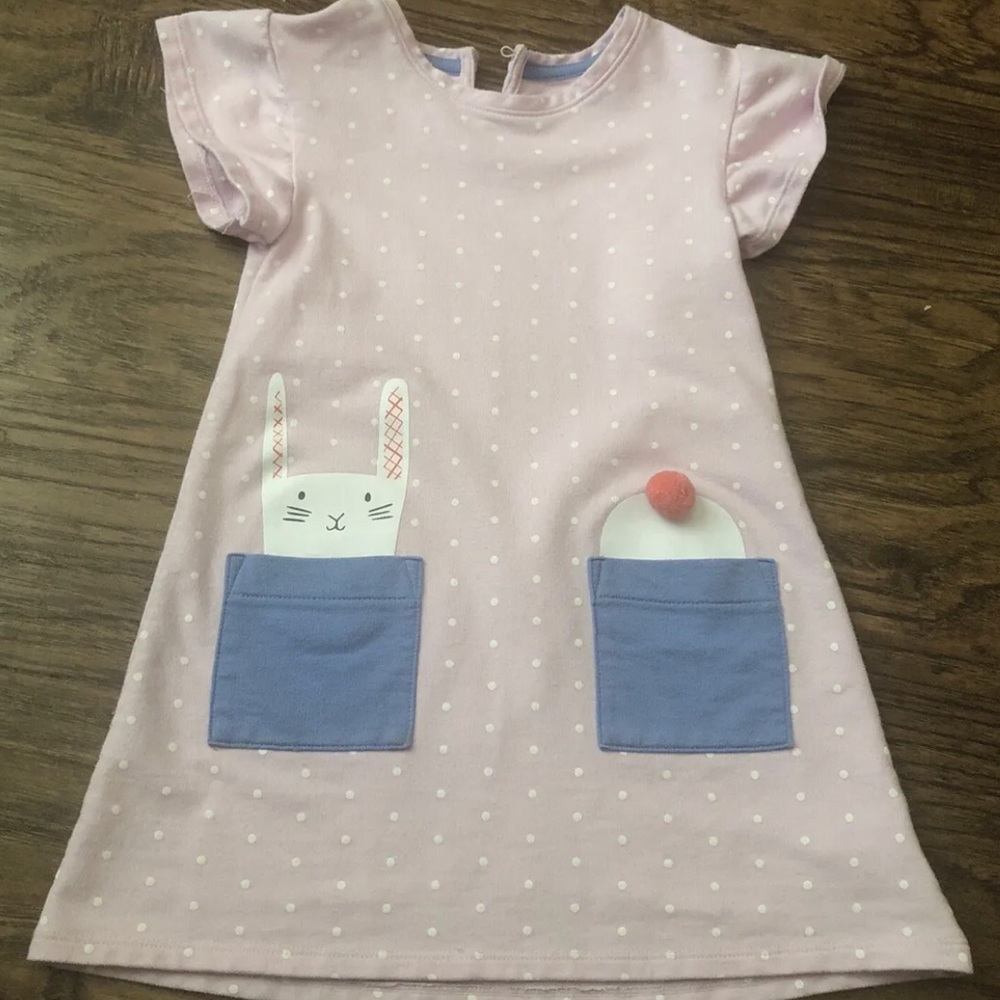 Cat & Jack 5T Girl Pink Dress, Good Condition. Condition is Pre-owned. Shipped w